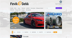 Desktop Screenshot of fevikdekk.no