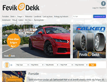 Tablet Screenshot of fevikdekk.no